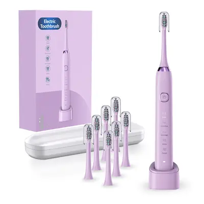8 Brush Heads Rechargeable Electric Toothbrush, Magnetic Levitation, Adult - 9