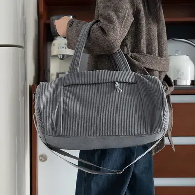 Retro Kadife Çapraz Askılı Çanta Kadın Boston Yastık Model El Çantası