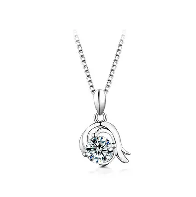 Burç Kolye, 925 Gümüş, 1 Karat Moissanite - 10