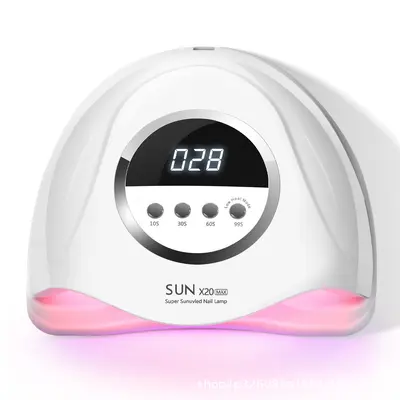320W大功率美甲灯光疗机UV指甲油胶烤灯led速干烘甲器固化照灯