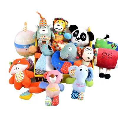 Durable Chew-Resistant Plush Pet Toy Set for Cats and Dogs - 6
