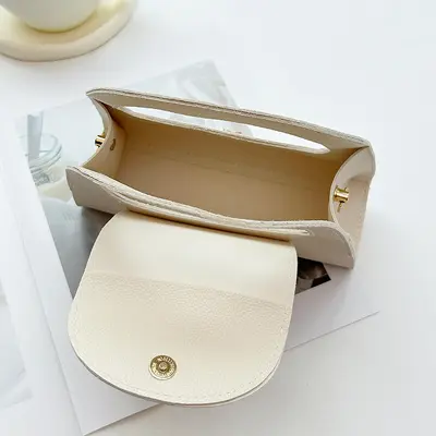 Lychee Pattern Women's Handbag with Mini Coin Purse - 4