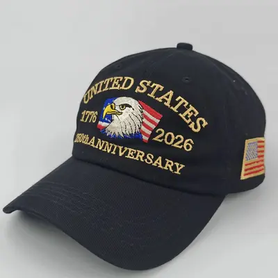 Amazon Neue Stickerei Unabhängigkeitstag Sonnenschirm Baseball-Kappe Outdoor Duck-Bill Kappe 250-Jahrestag - 12