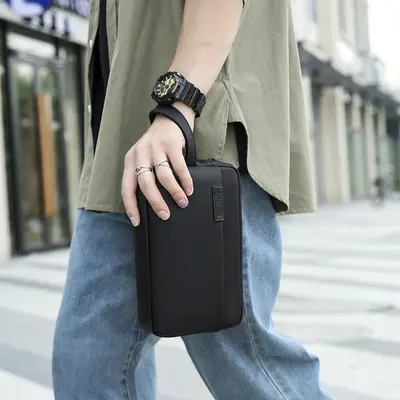 Große Herren-Clutch, wasserdicht, extrem leicht, mehrere Fächer - 4
