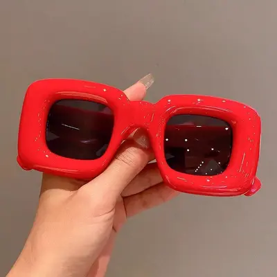 Kinder-Sonnenbrille mit eckigem Rahmen, verspieltes Design - 10