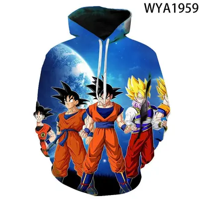 Dragon Ball 3D-Digitaldruck Unisex Kapuzenpullover Winter - 12