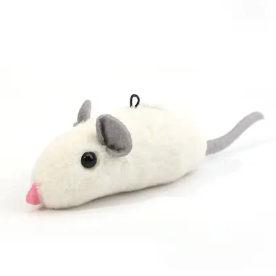 Realistic Sound Plush Mouse Cat Toy, Self-Play - 7