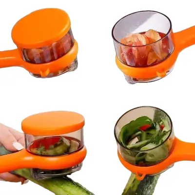 Obst-Schälmesser, Anti-Spritzer multifunktional - 5