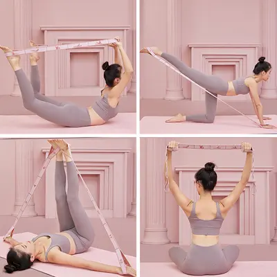 Yüksek Kaliteli Elastik Direnç Bandı, Spor, Dans ve Yoga İçin - 5