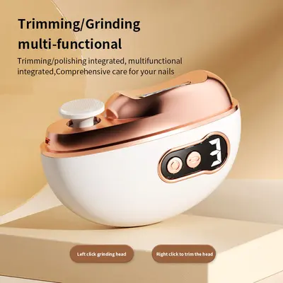2-in-1 Electric Nail Clipper and Nail File, Fully Automatic