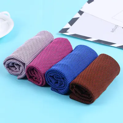 Soğutma havlusu, dış mekan soğutma spor havlusu, ulaşım emek teri silen çabuk kuruyan polyester soğuk havlu toptan