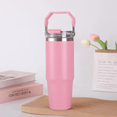 Paslanmaz Çelik Termos Bardak, Araç İçi Kullanıma Uygun, 500 ml Büyük Kapasiteli Su Bardağ - 12