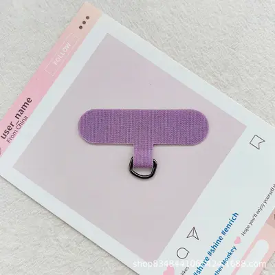 Phone Lanyard Adhesive Pad, D-Ring Fixing Pad for Phone Cases - 10