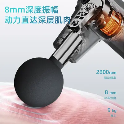 可伸缩筋膜枪可折叠按摩神器筋膜枪专业级按摩加长手柄按摩筋膜枪