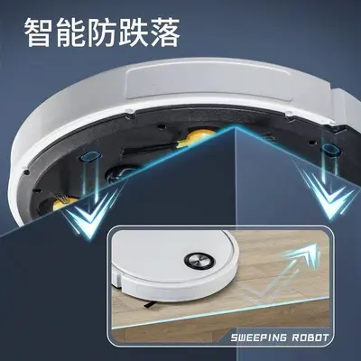 Zhi Neng Akıllı Süpürge Robotu Ev Kullanımı Süpürme Emme Silme Üç Fonksiyonlu Tam Otomatik Silme Emicilik Kombineli Makine