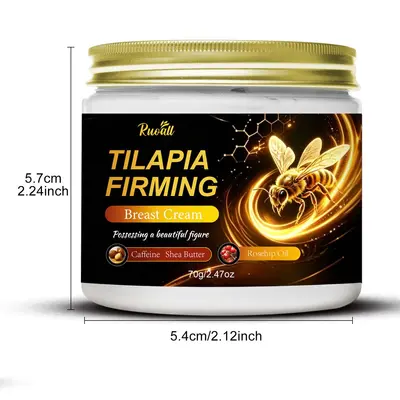 RUOALL tilapia sıkılaştırıcı göğüs kremi, 70 g şeffaf kavanoz