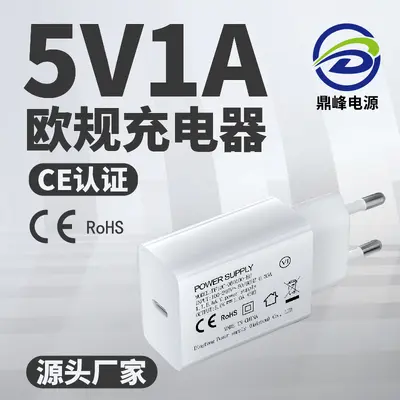 5V1A charger European standard charging head CE certified LED desk lamp hair clipper electric toothbrush USB fast charging - 8