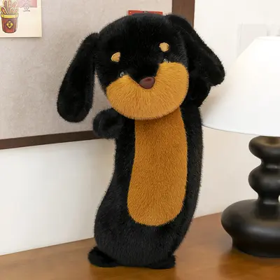 Dachshund Long Plush Pillow, Stuffed Toy, Large Dog Doll
