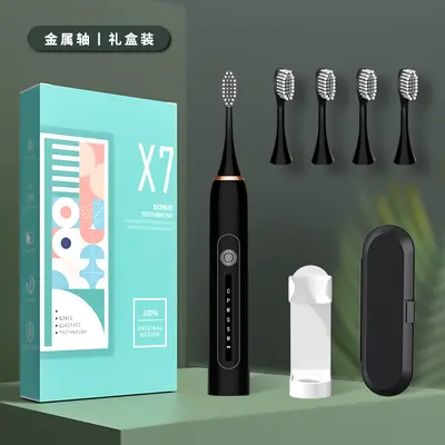 Smart Ultrasonic Electric Toothbrush, Rechargeable, Soft Bristle - 11