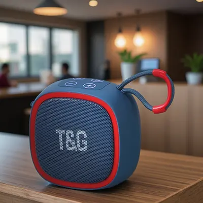 Wireless Mini Bluetooth Speaker with Card Slot and Subwoofer, Portable