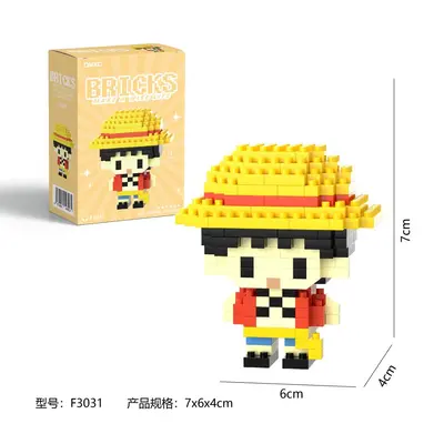 Cartoon Figure Building Block Blind Box, Educational Assembly Toy - 4