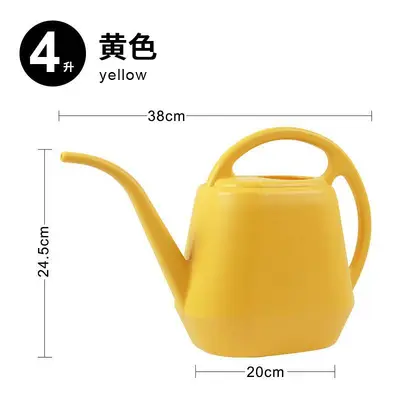 Long Spout Plastic Watering Can, 4 Liter, for Garden and Flowers - 12
