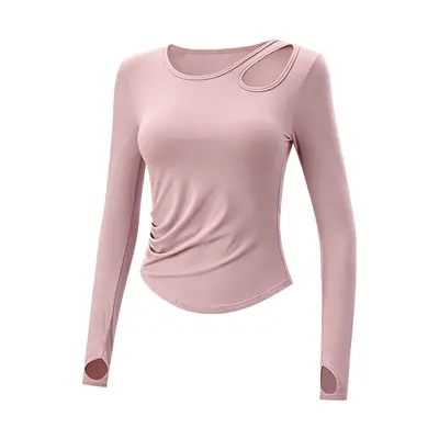 瑜伽服女2026秋冬新款长袖修身运动上衣跑步训练普拉提健身服套装