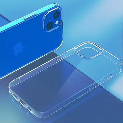 iPhone 16 Pro için uygun, şık şeffaf TPU telefon kılıfı, Apple 16 için sararmaz, yüksek şeffaflıkta, ultra ince ve yumuşak kılıf. - 3