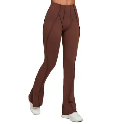 Kadın yoga çan pantolon, yüksek bel, kalça kaldırıcı