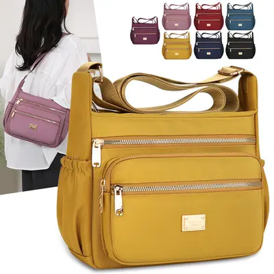 Large-Capacity Multi-Compartment Women's Crossbody Bag - 3