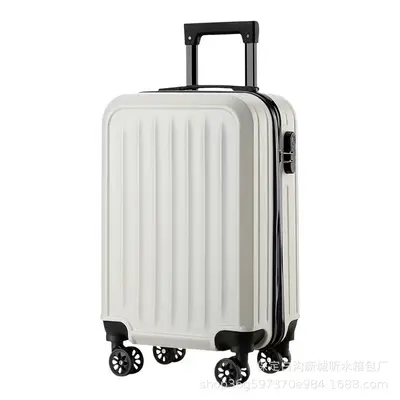 20 Inch Vertical Stripe Matte Lightweight Durable Trolley Suitcase - 9