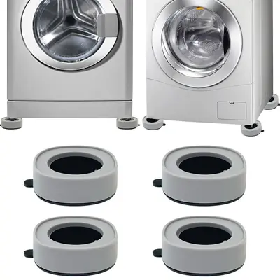 Washing Machine Feet Pads, Shock Absorbing, Non-Slip, Height Adjustable