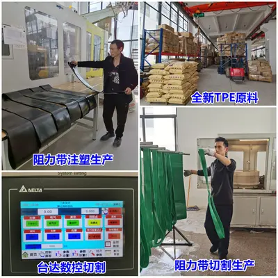 TPE Resistance Band with Pull Rope and 2080 Resistance Loop - 5