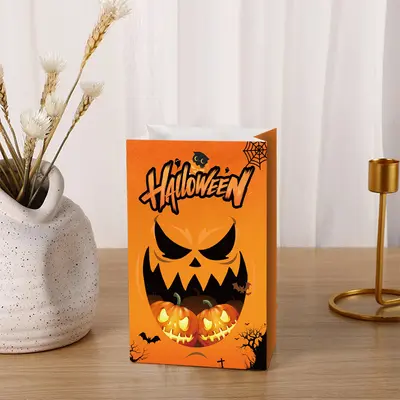 Halloween Personalized Kraft Paper Gift Bag