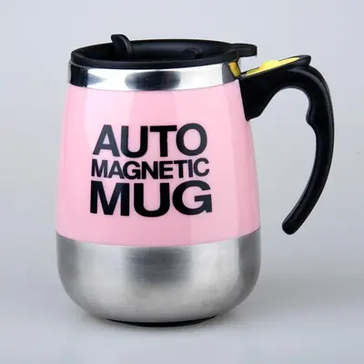 Stainless steel USB rechargeable self-stirring mug - 12