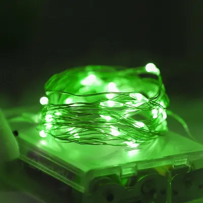 Pil kutusu renkli ışıklar dize bakır tel ışıklar LED ışıklar dize ışıklar iç dekorasyon atmosfer yıldız ışıkları bakır tel ışıklar - 11