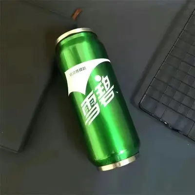 Cola-Dosen-Thermobecher aus 304er Edelstahl mit Trinkhalm - 9