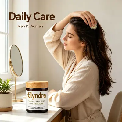 Hair Thickening Balm Plant-Based Hair Care Cream Strong and Soft