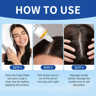HAIR GROTH Roll-On Saç Bakım Yağı, Kabarık Saçlar ve Saç Derisi İçin - 4