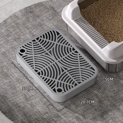 Anti-Splash Cat Litter Mat for Litter Box, Litter Control Pad - 6