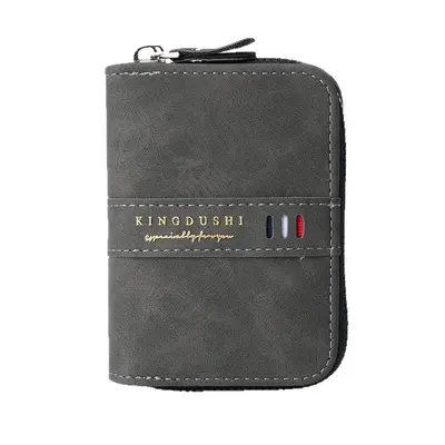 Men's Short Leather Wallet, Large Capacity, Wear-Resistant - 6