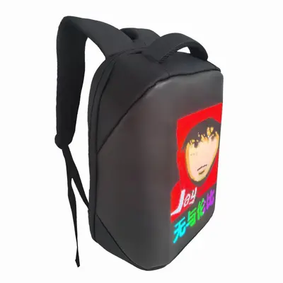 LED Bicycle Backpack, Polyester Material - 9