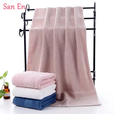 Saf pamuk banyo havlusu, 3'lü set, emici ve hızlı kuruyan