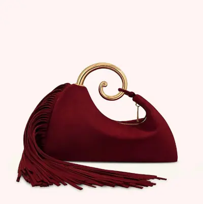 2025 Autumn Winter Tassel Suede-Look Evening Clutch Handbag - 7