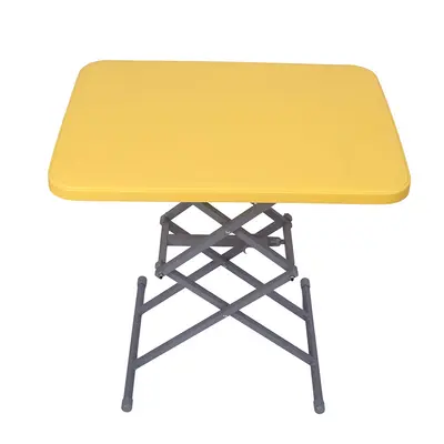 Foldable Height-Adjustable Study Desk for Small Apartments - 12