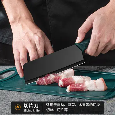 Stainless Steel Vegetable and Fruit Cutting Set with Cutting Board and Knives