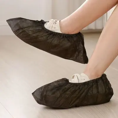 Disposable Non-Slip Shoe Covers, Non-Woven, for Indoor Use - 9