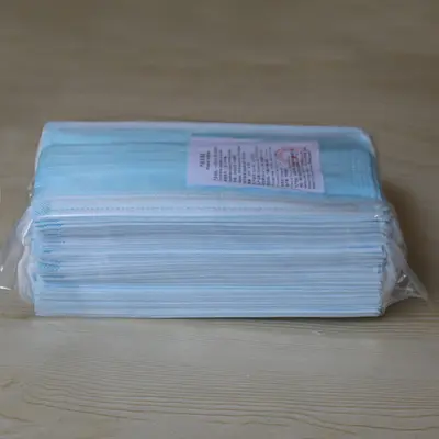 Three-Layer Disposable Adult Face Masks, Thickened, Boxed - 9