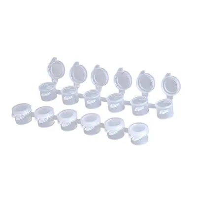 6-Piece Acrylic Paint Empty Box Set, Plastic - 6