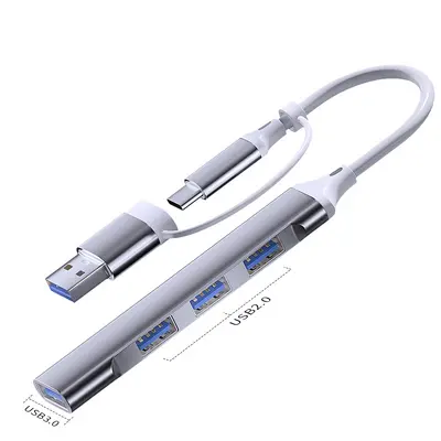 typec genişletici 3.0 alaşımlı harici dizüstü bilgisayar fişi çoklu arayüz dönüştürme usb arayüzü çok fonksiyonlu - 10